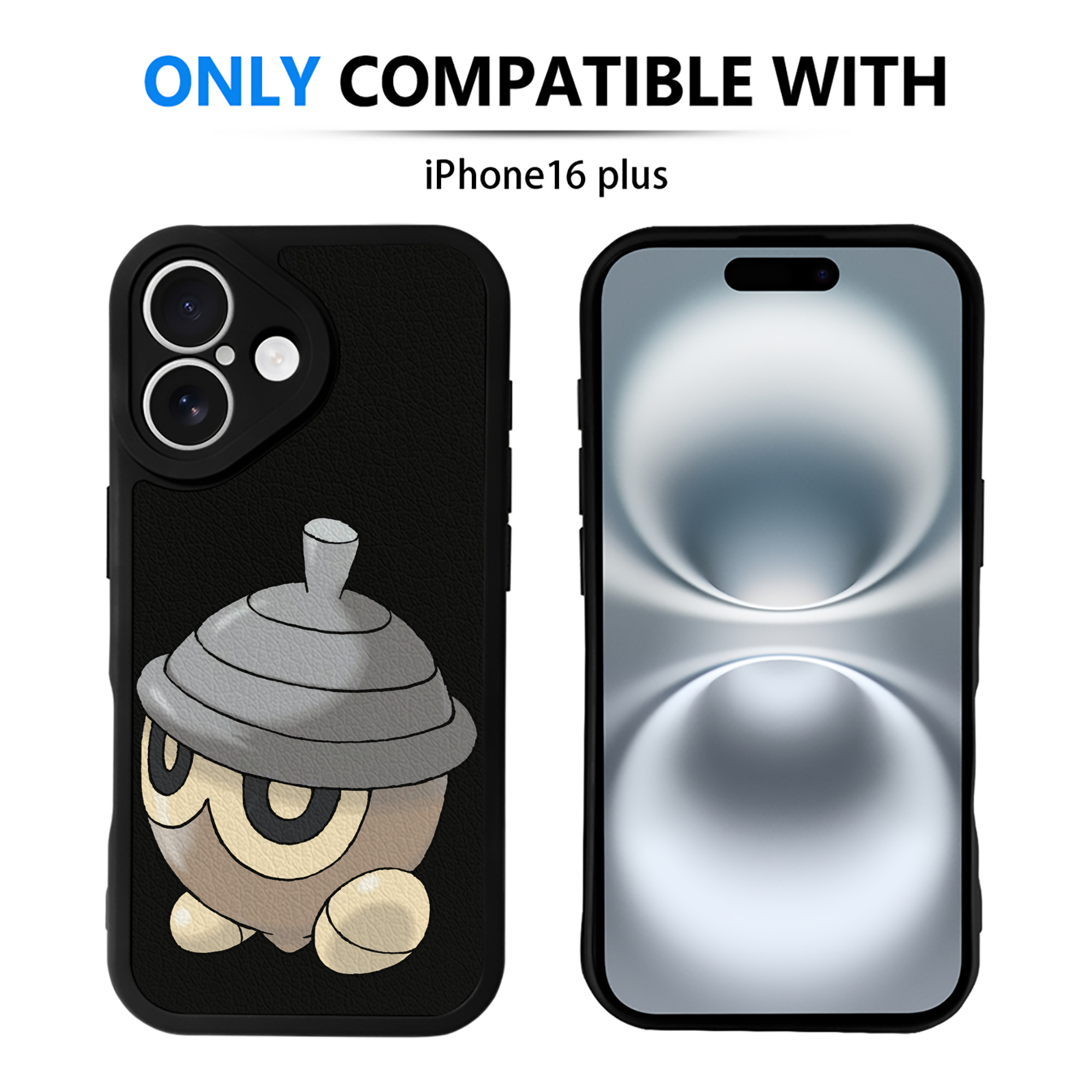 （画像用） ポケットモンスター Pokémon 【iPhone 16シリーズ対応】シリコンスマホケース（レザー調） 材質：シリコン